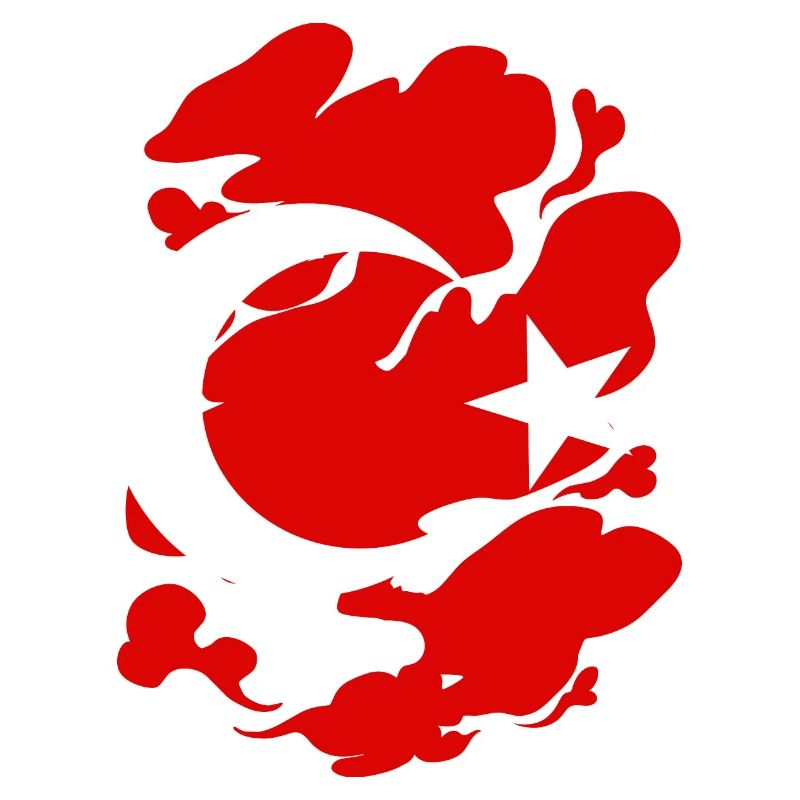 Drapeau de Turquie Utilisé Look Drapeau Turc Vintage