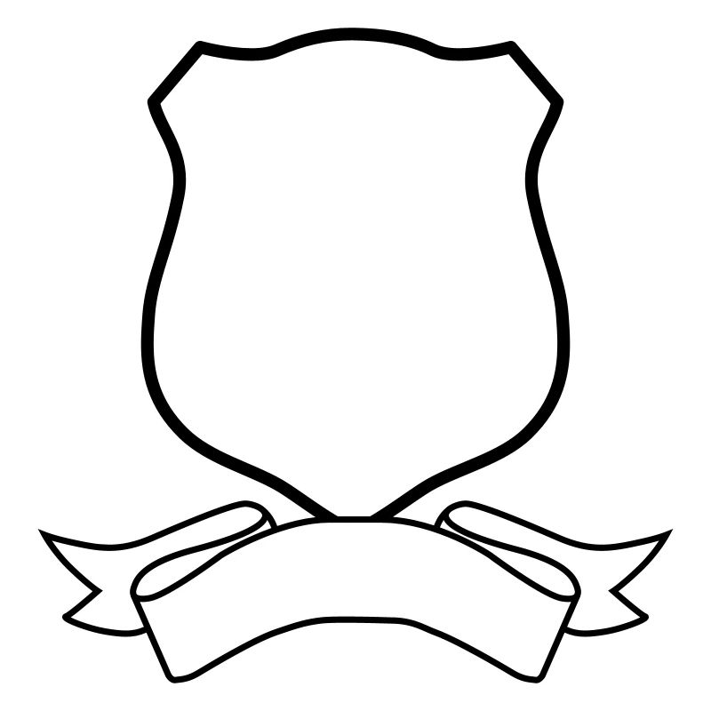 Badge and scroll