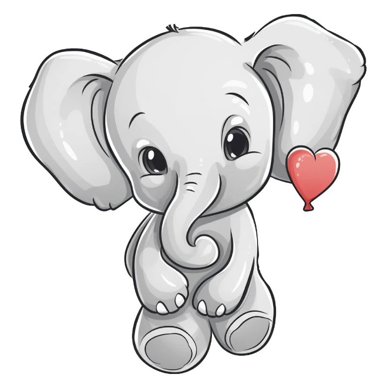 Elefant mit Herz
