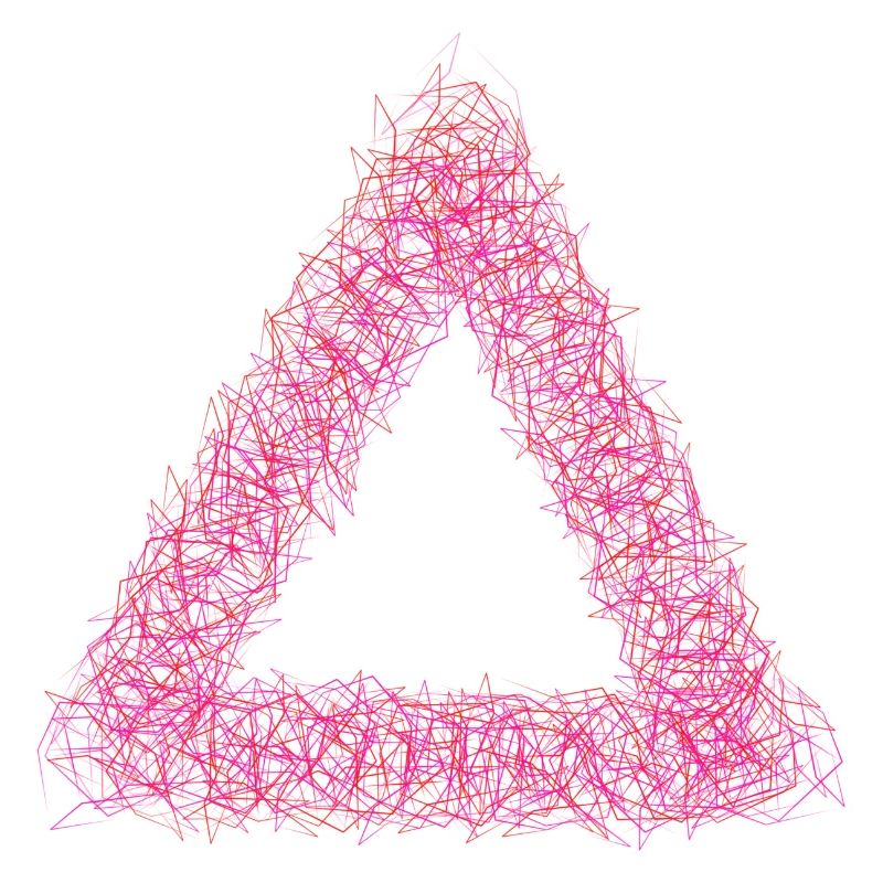 Triangle pink