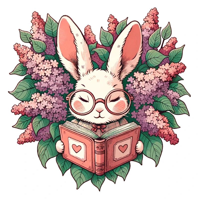 Lesender Hase