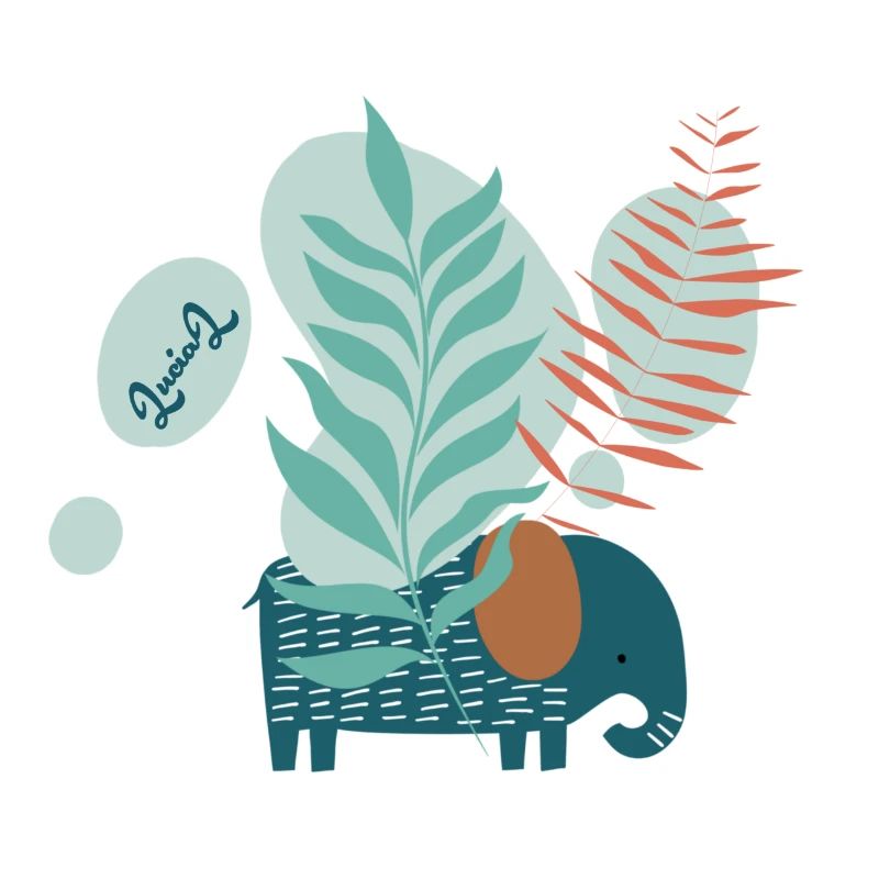 éléphant dans la savane