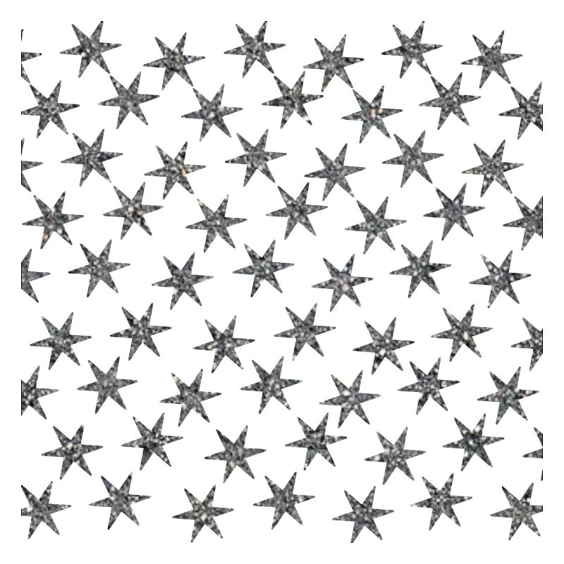 Étoiles aspect sable gris argent