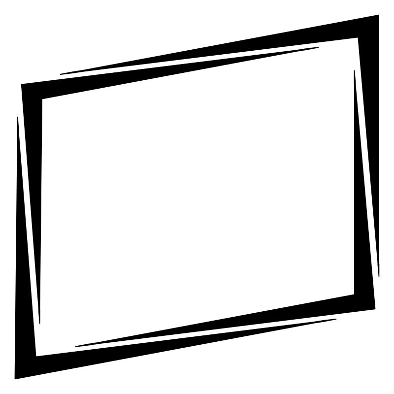 Cadre rectangle bouclier