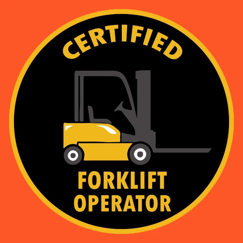 Certified forklift operator