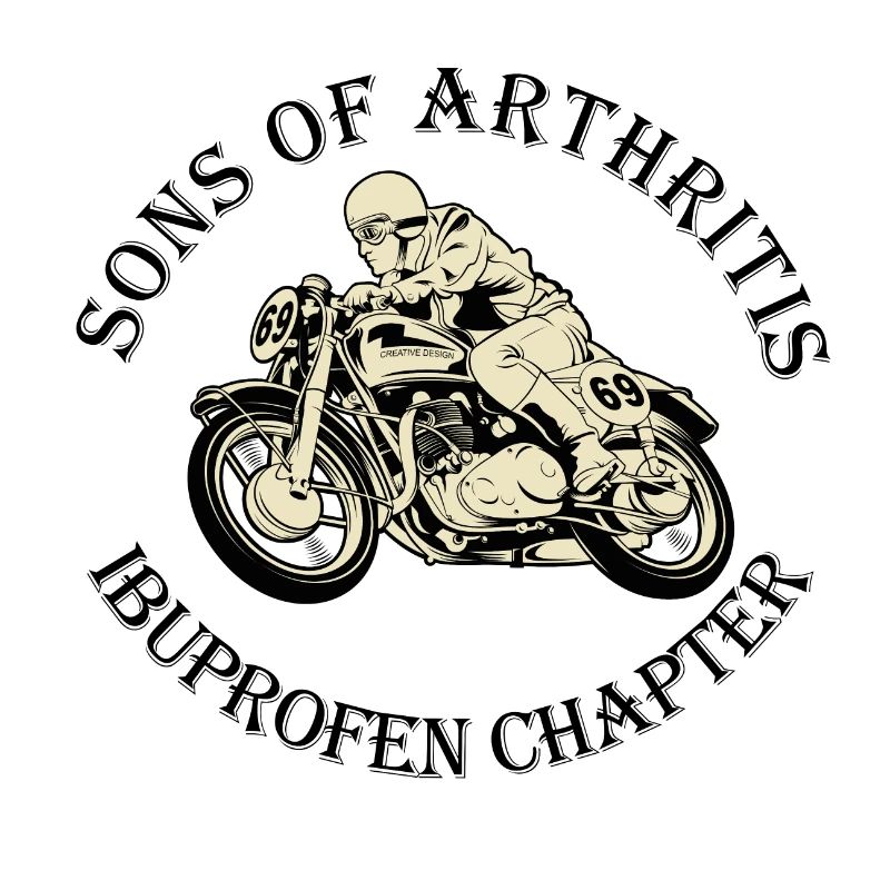 Sons mit Arthritis Ibuprofen Chapter Biker