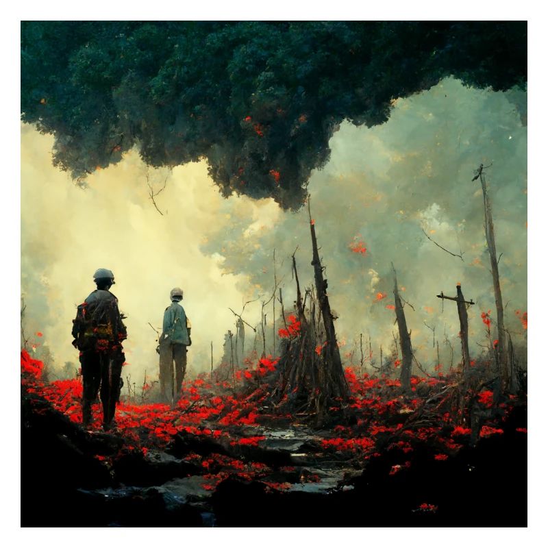 Imagine it's war and no one