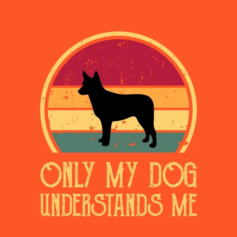 Australian Stumpy Tail Cattle Dog Silhouette