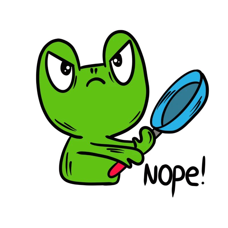 Funny frog, toad