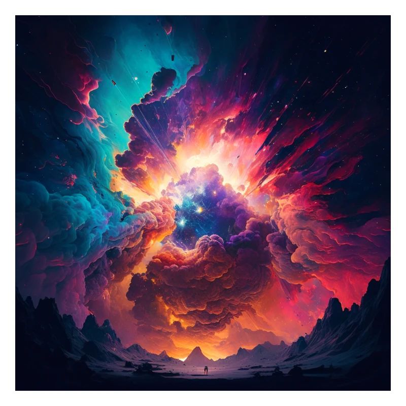 Celestial Flare Eruption