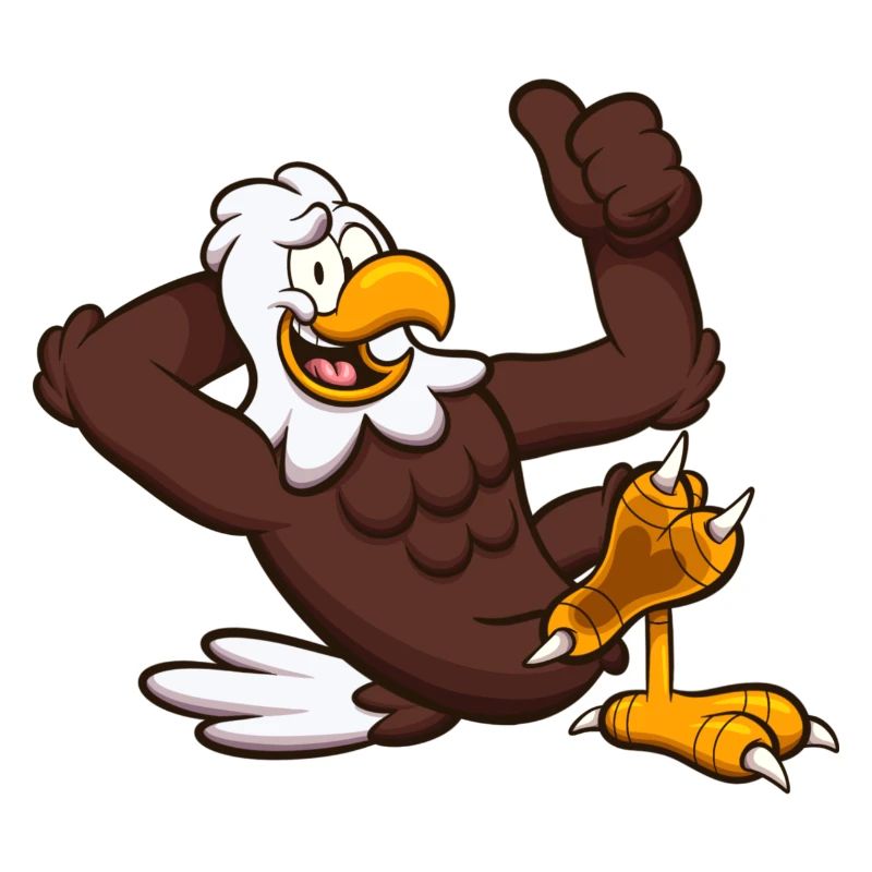 Laying Eagle Character
