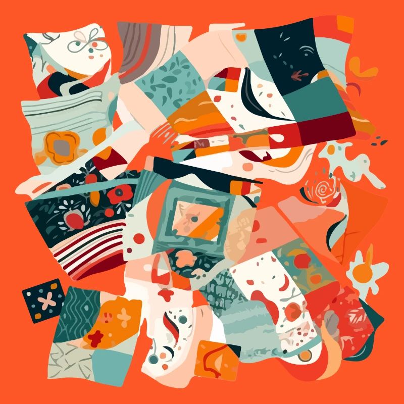 Fabric patchwork