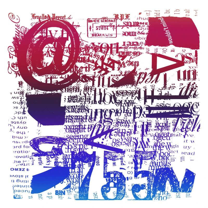 Newspaper Clips Scrapbook Magazines Alphabet Code