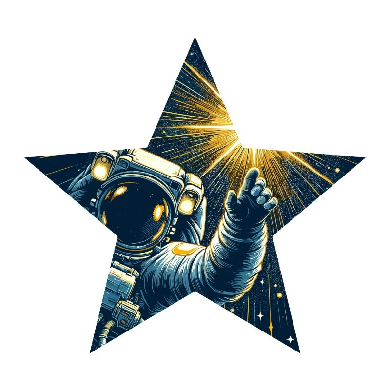 Astronaut’s Star Art: Space Exploration!