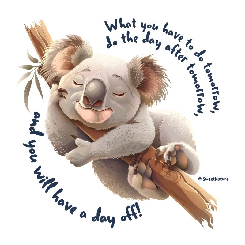 Fauler Koala-Bär