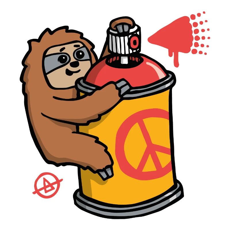 Graffiti Sloth
