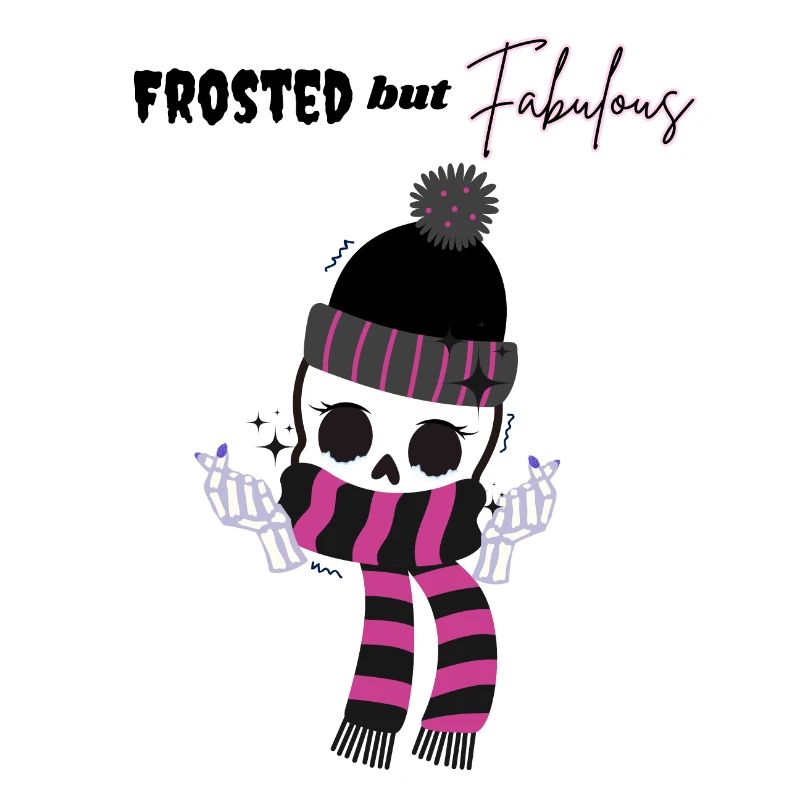 Frosted but Fabulous skeleton
