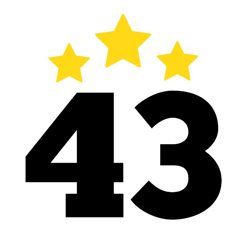 43 Years Star - 43rd Anniversary Gift