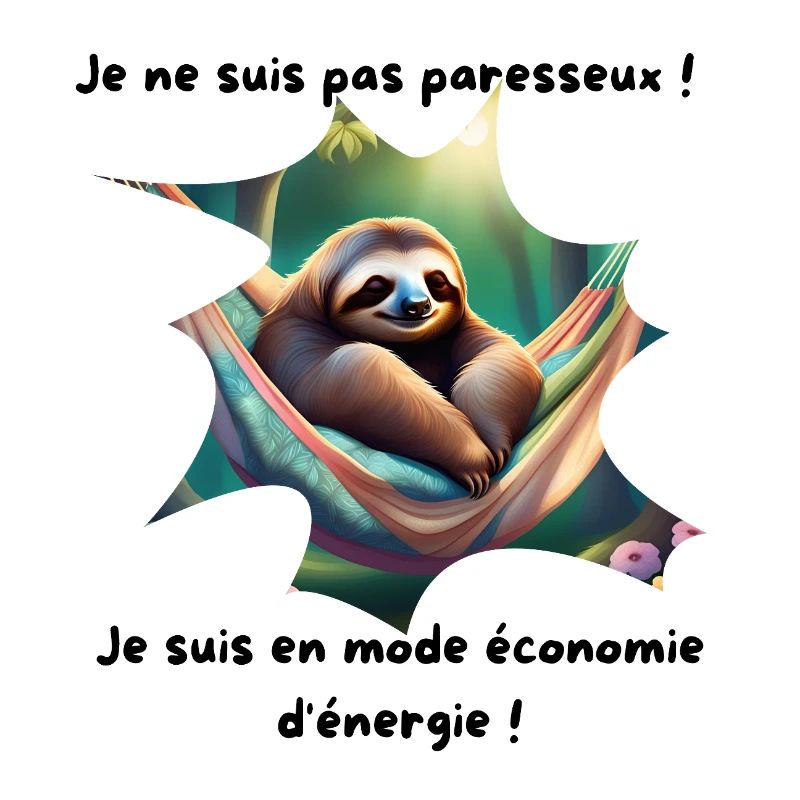 A sloth in a hammock