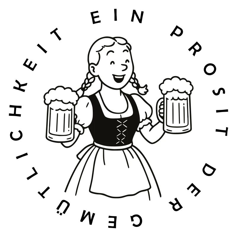 Bier Mädchen - Ein Prosit der Gemütlichkeit