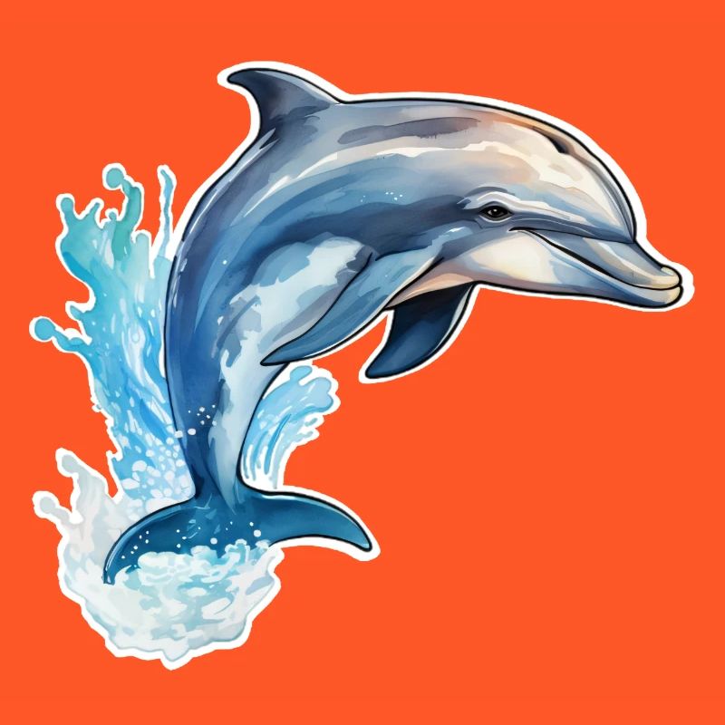 Delfin springend