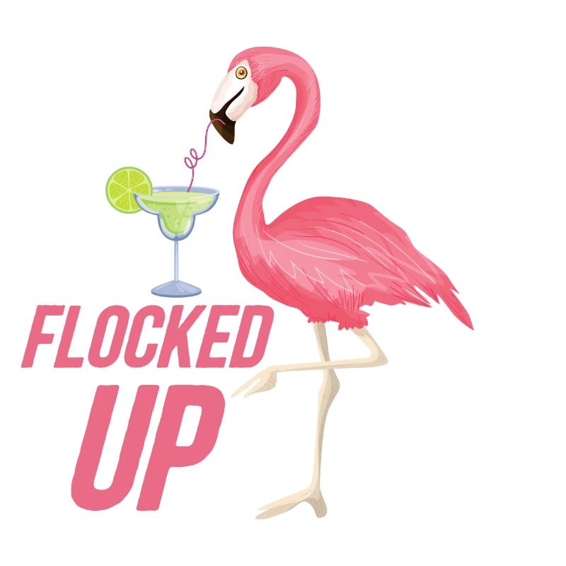 Let’s Get Flocked Up Oiseau Rose Mignon