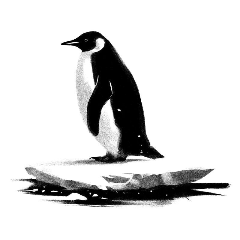 Majestätischer Pinguin