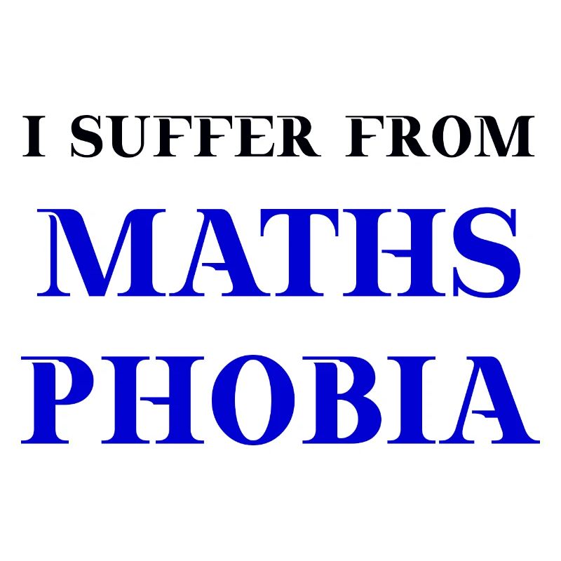 math phobie idée cadeau drôle math drôle