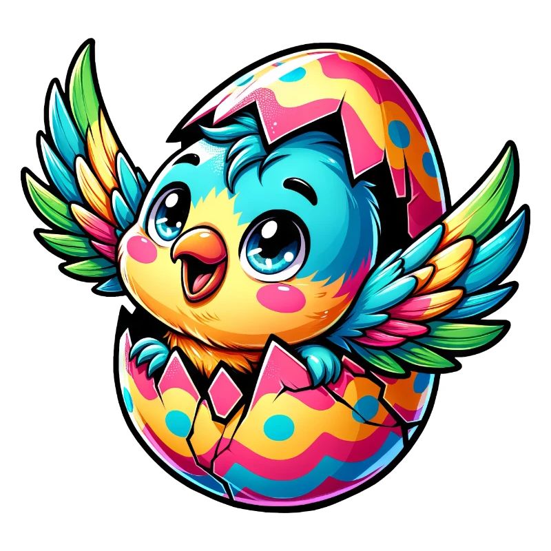 Easter Parrot Hatches from Egg