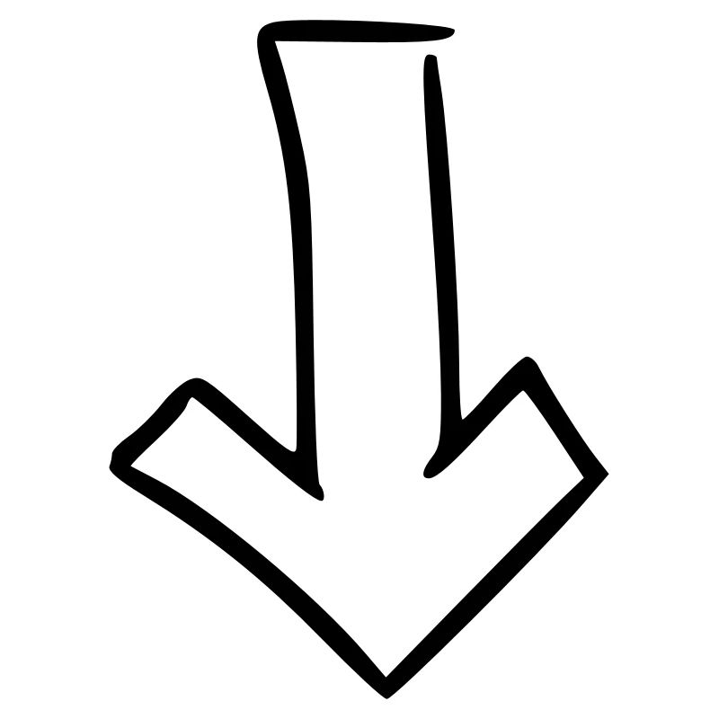 Arrow drawing sketch black