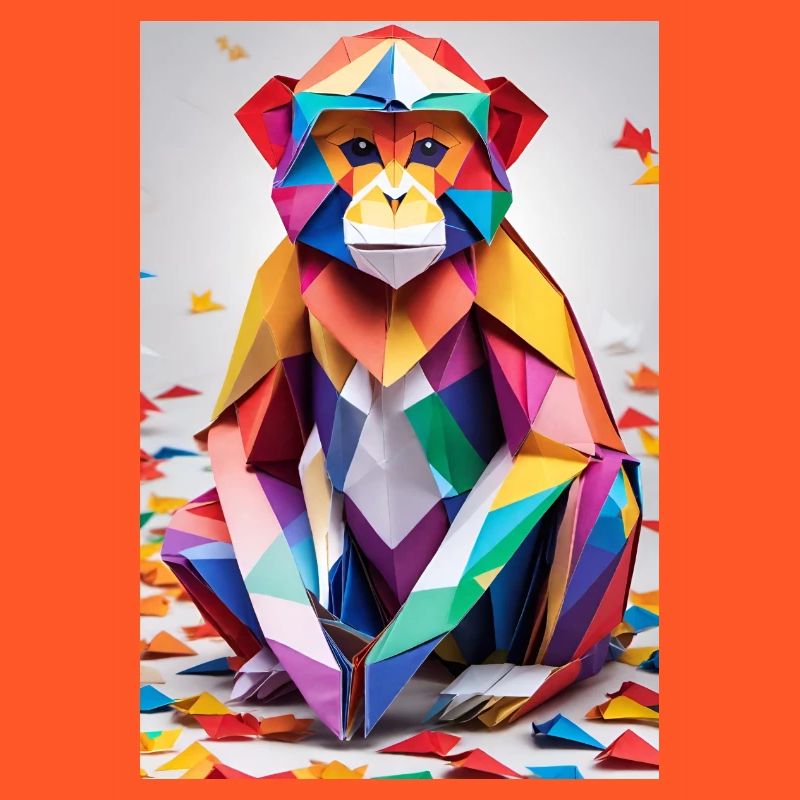 Regenbogen-Affe