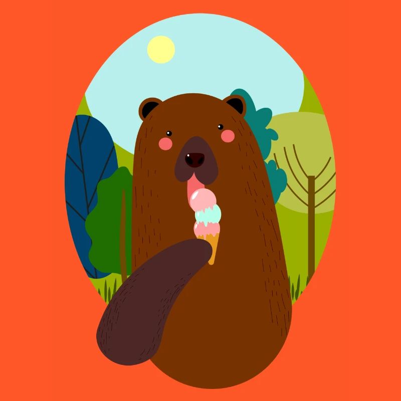 Bär mit Eis