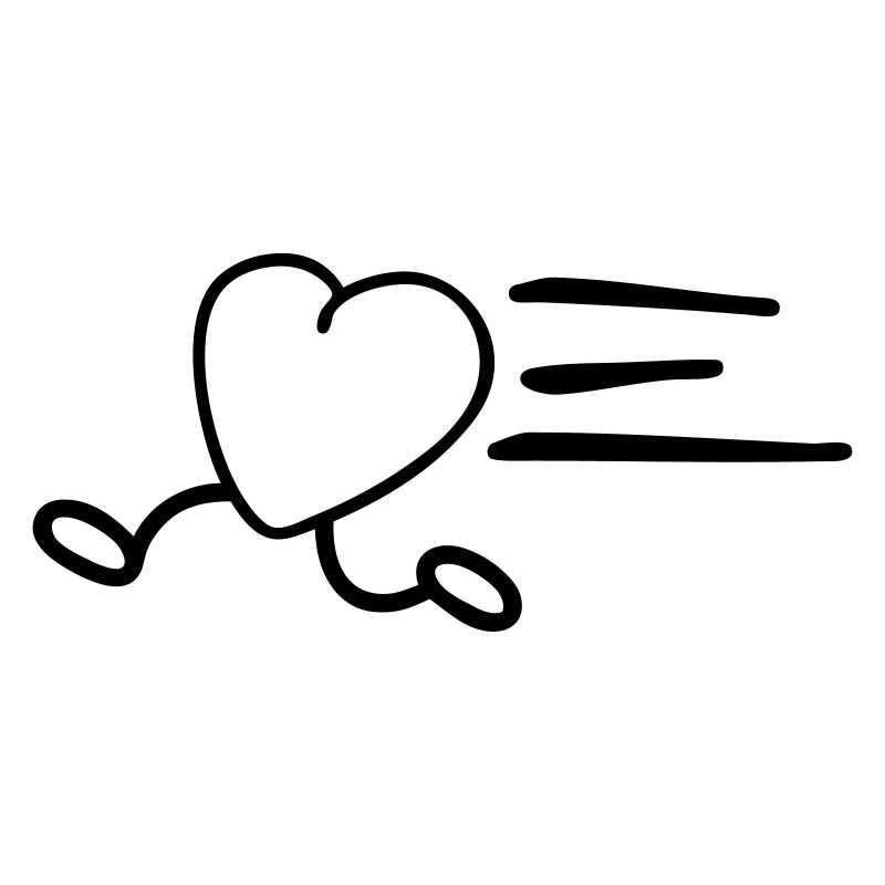 Small heart runs a marathon