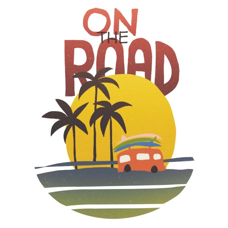 on the road