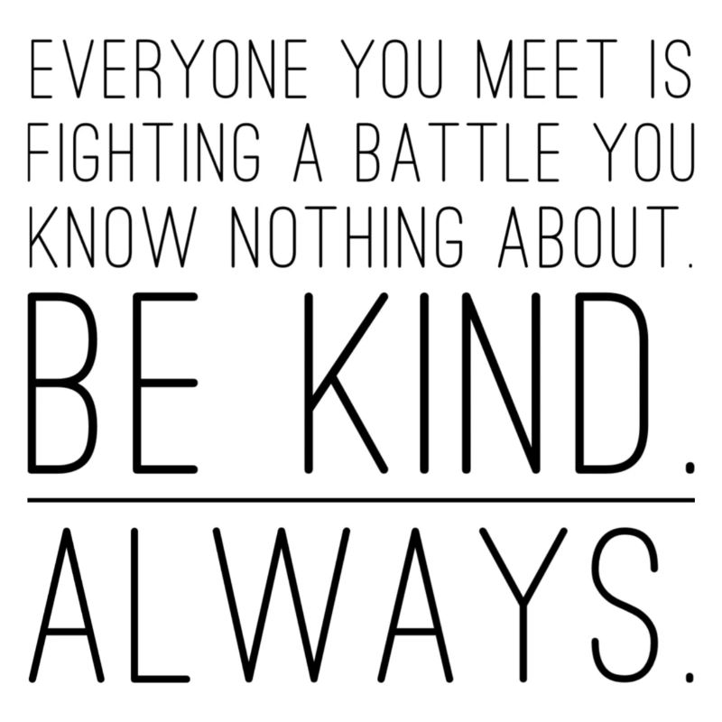 Be kinde