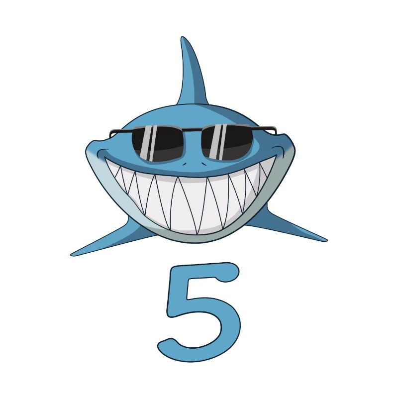 Cool Shark Five from Shark Haiko High Five