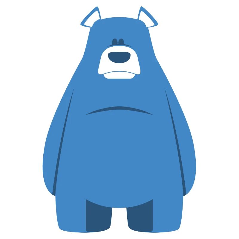 blue teddy bear