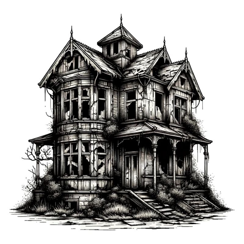 Desolate Urbex House - Eine Geschichte der Dekadenz u