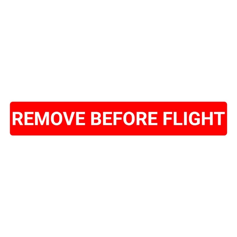 Remove before flight
