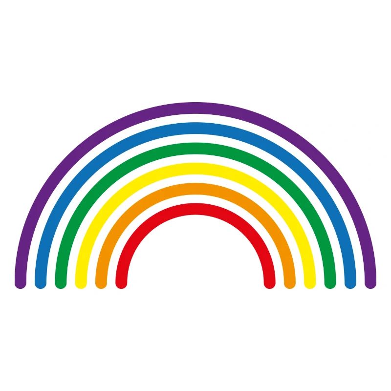 Rainbow Multi-Colour Lines