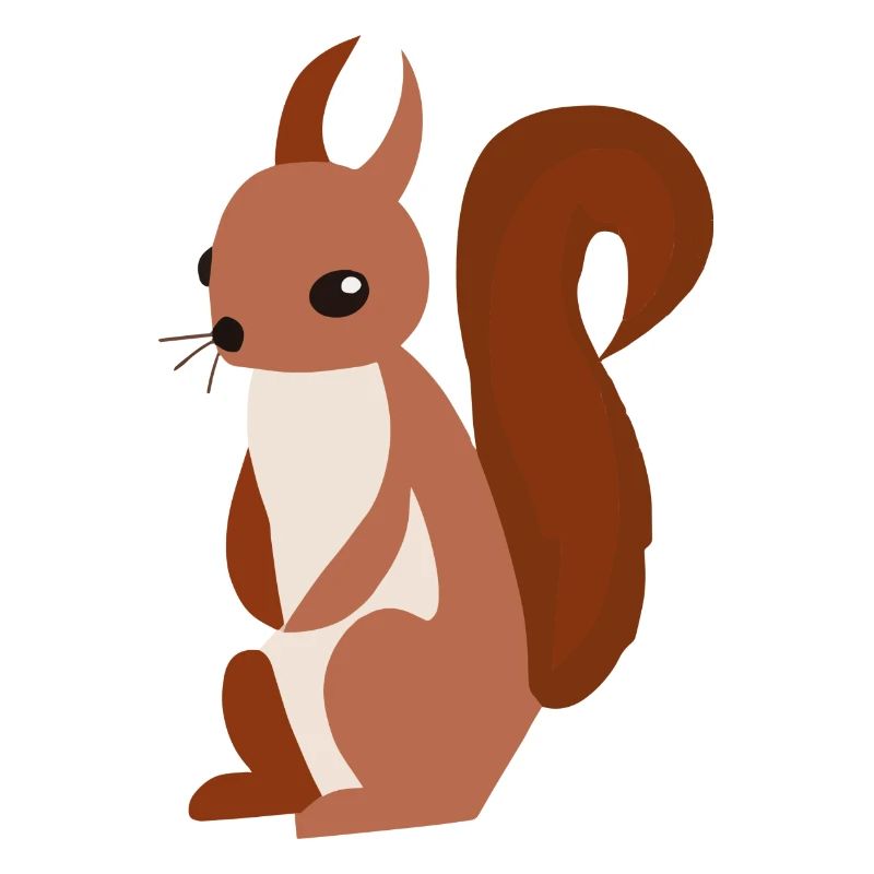 Idée cadeau d’illustration d’écureuil