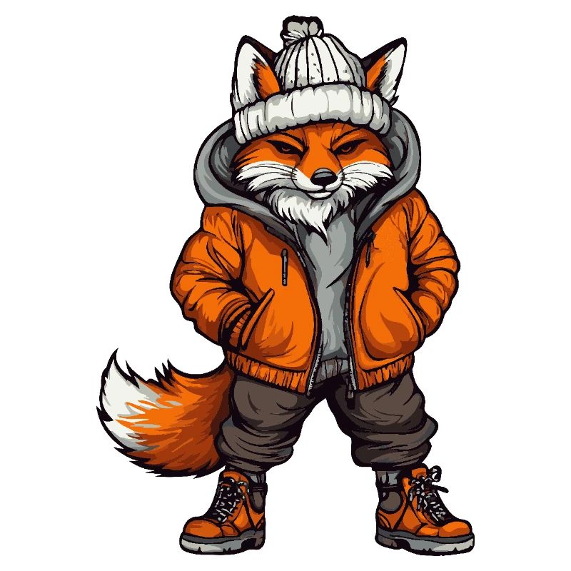 Fox Funny Winter