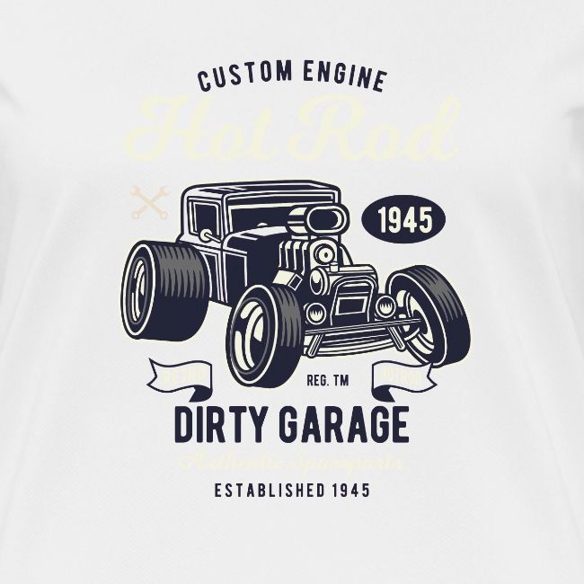 Retro Hotrod Rennenwagen