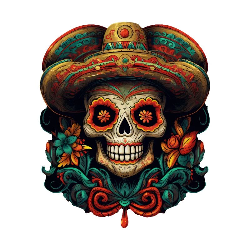 Cinco de Mayo Skull