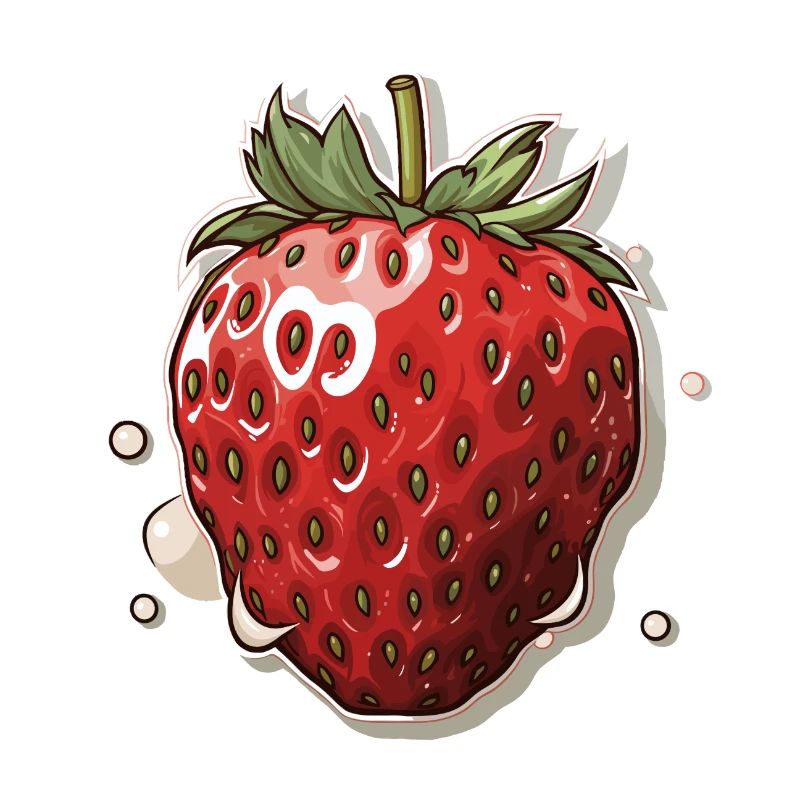 Erdbeere - Illustration