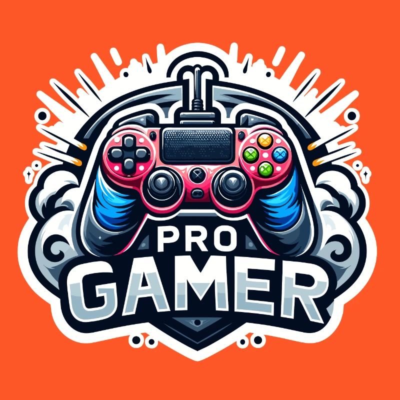 Pro Gamer - Controller Illustration