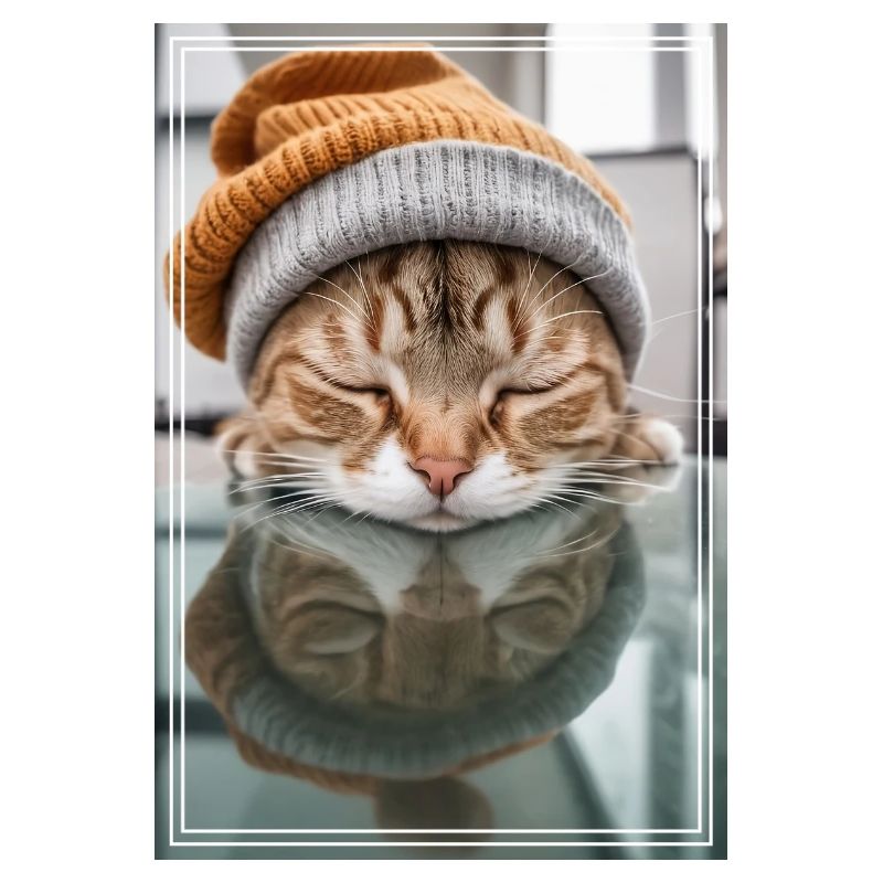 Cute sleeping kitty