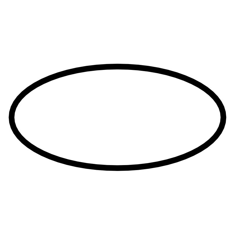 Math symbol - ellipse