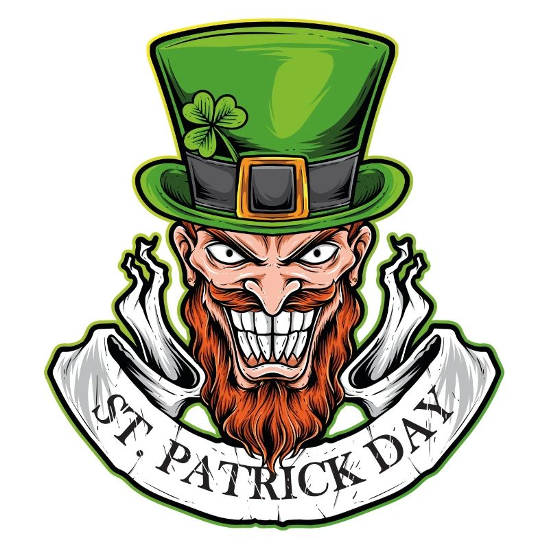 Lächeln am St. Patrick Day
