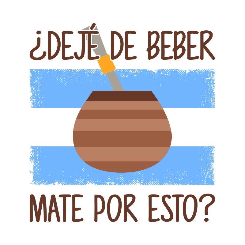 Argentinien-Flagge Argentinischer Yerba Mate Tee